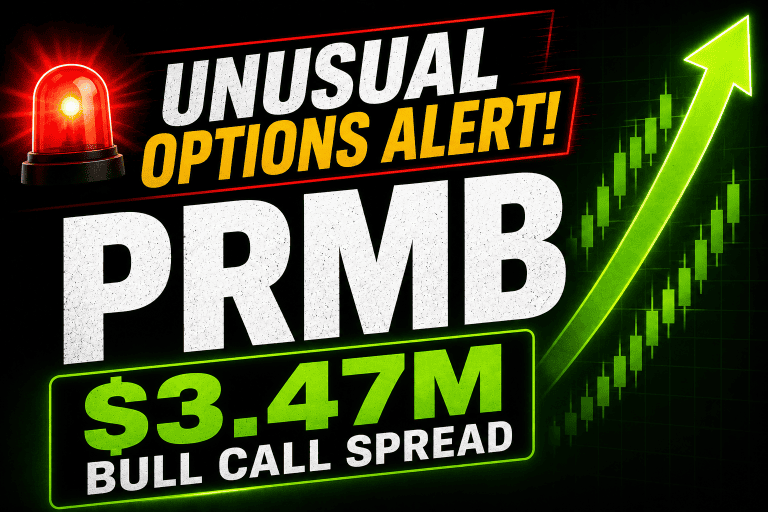 $3.47M Bull Call Spread on PRMB: Whale Bets Into August Earnings