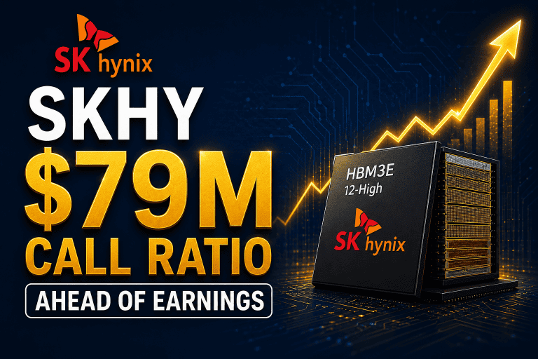 SKHY Unusual Options: $79M Call Ratio Spread Targets $210 by December