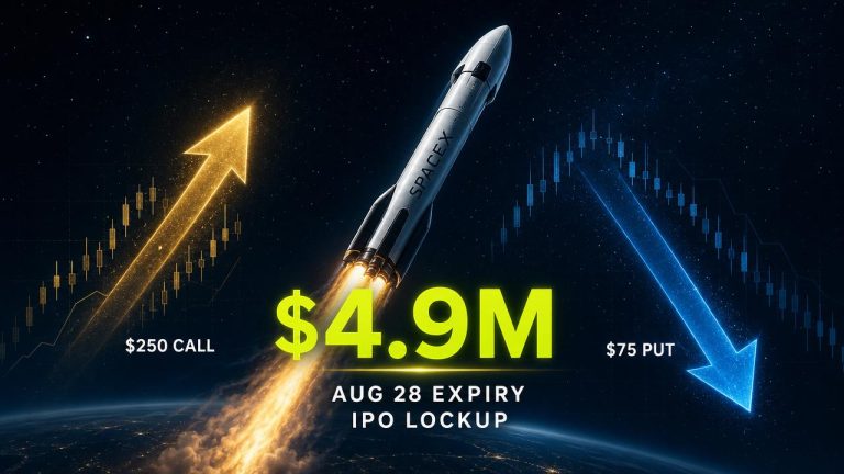 $4.9M SpaceX (SPCX) Wing Play: A Volatility Bet Around the August Lockup