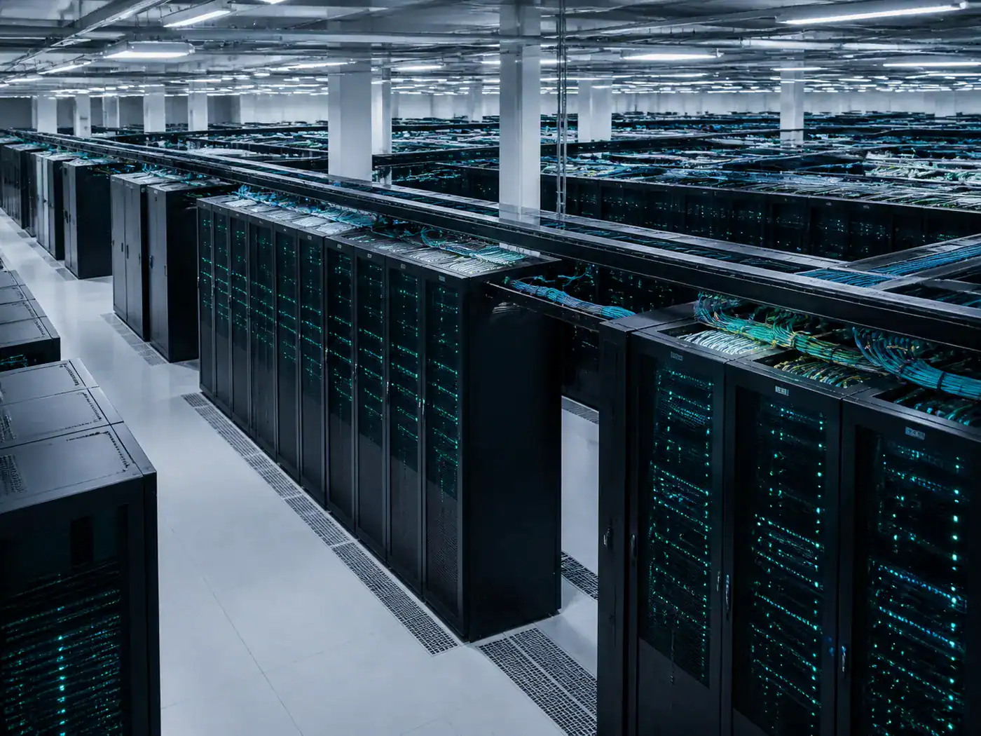 Cloud-scale data-center infrastructure showing the operational environment for Arista networking hardware and software.